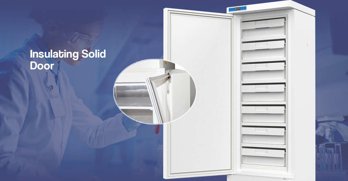 Insulating Solid Door | NW-DWFL270 Ultra Low Lab Freezer