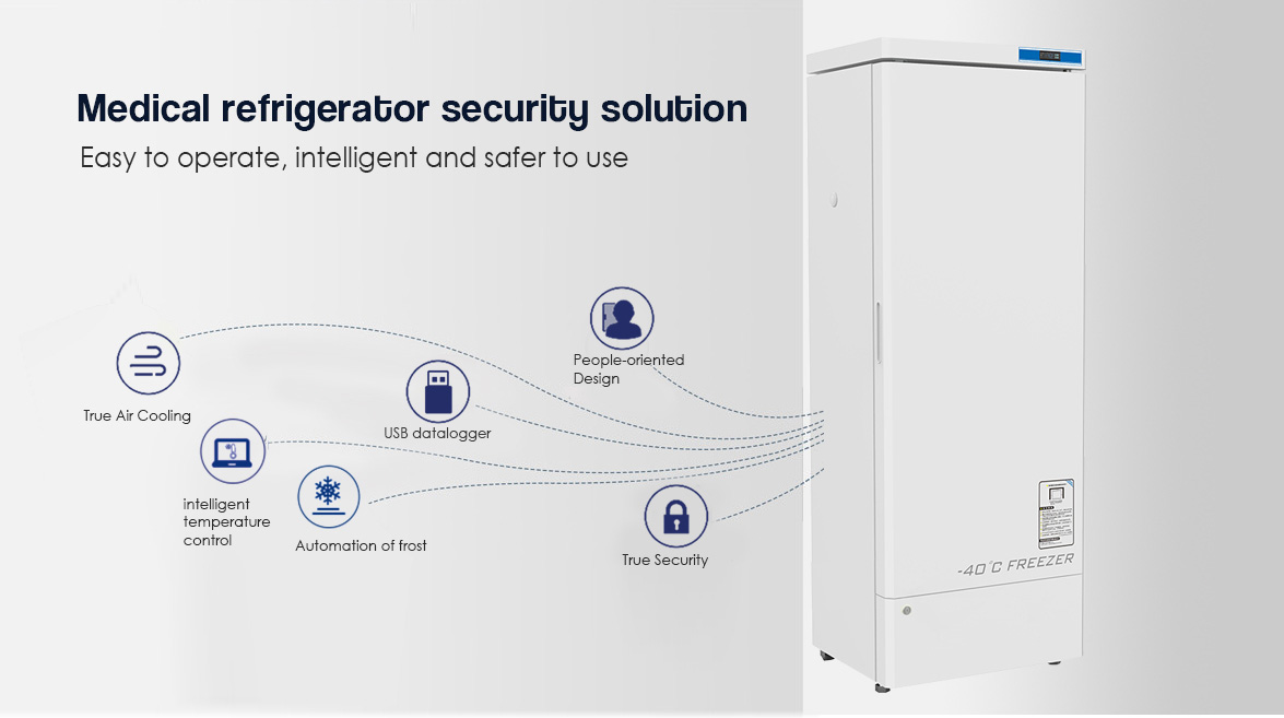 Medical Refrigerator Security Solution | NW-DWFL270 Biomedical Freezer Price